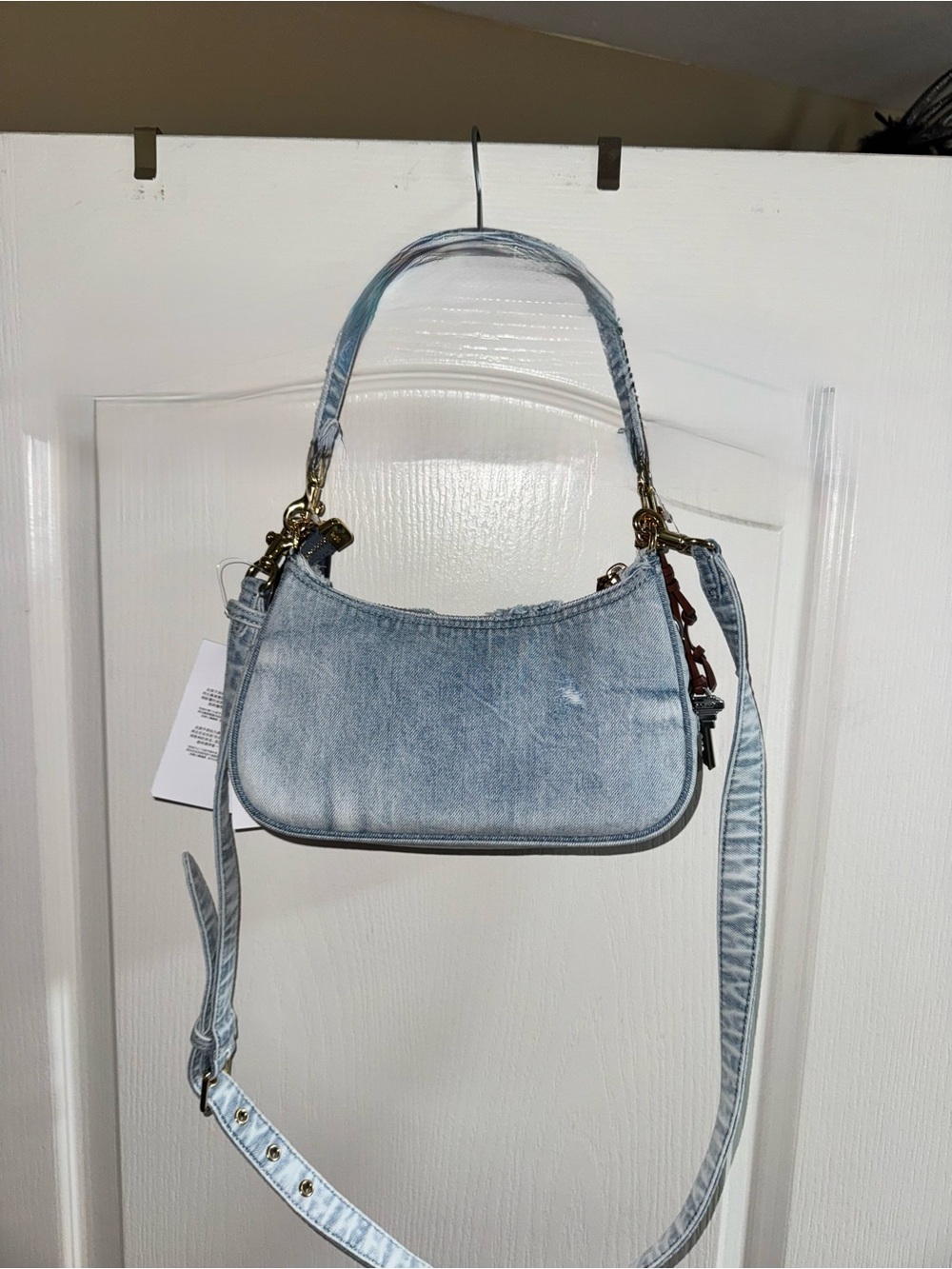 Coach Teri Shoulder Bag - Denim With All the Charms New With Tags Sold Out! - Picture 5 of 8